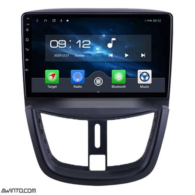 مانیتور و پخش فابریک اندروید خودرو پژو 207 وینکا Winka RL855 Winka RL855 Peugeot 207 Android car monitor and player